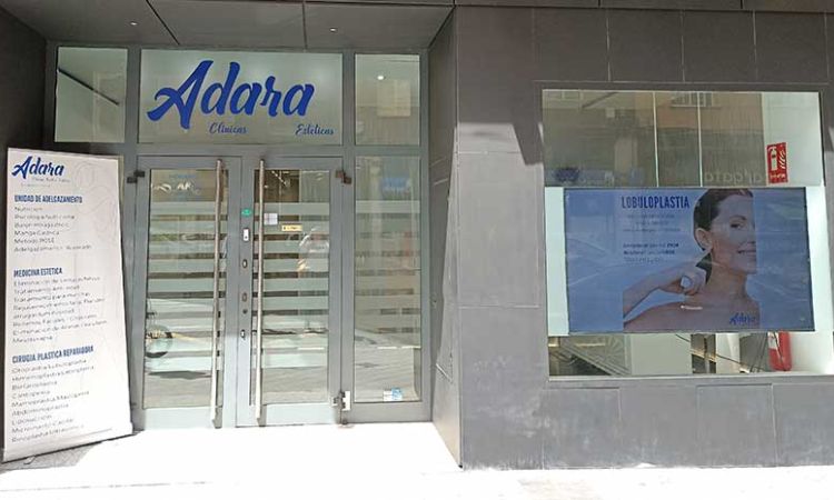 Centro de medicina estética Clínicas Adara calle Tudela, Valladolid